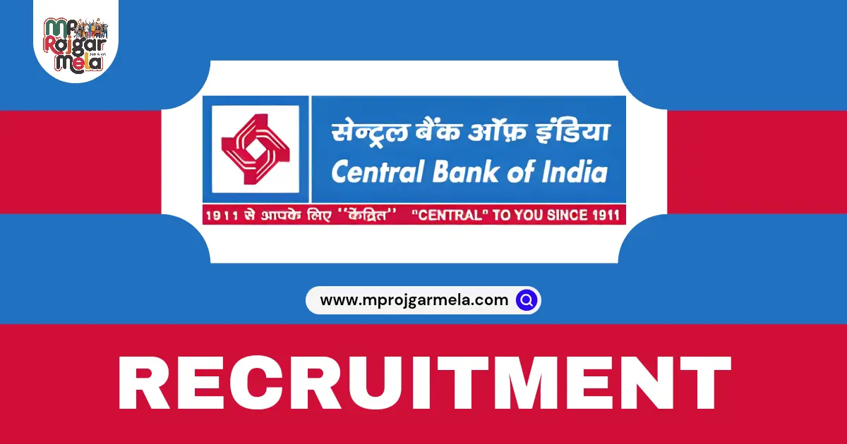 Central Bank of India Recruitment 2024, Central Bank Bharti 2024,